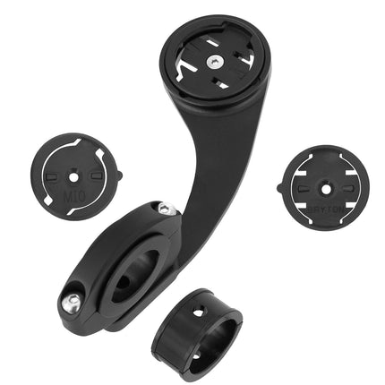 Trivio - Stuurhouder Garmin / Wahoo / Bryton Ø31.8MM (+Shim Ø25.4/22.2MM) Aluminium Zwart