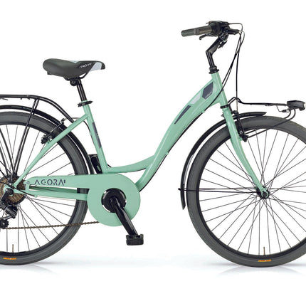 MBM Agora 35 cm 6 sp groen, 24 inch wiel