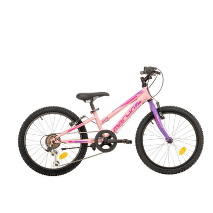 MTB  Cedric geel zwart 6 speed