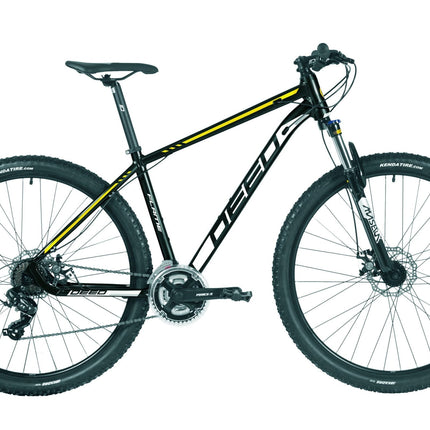 DEED Flame 295 H 40 zwart geel wit Shimano 24 sp