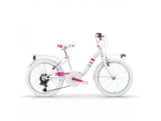 MBM, Fleur D34 cm wit  6 sp