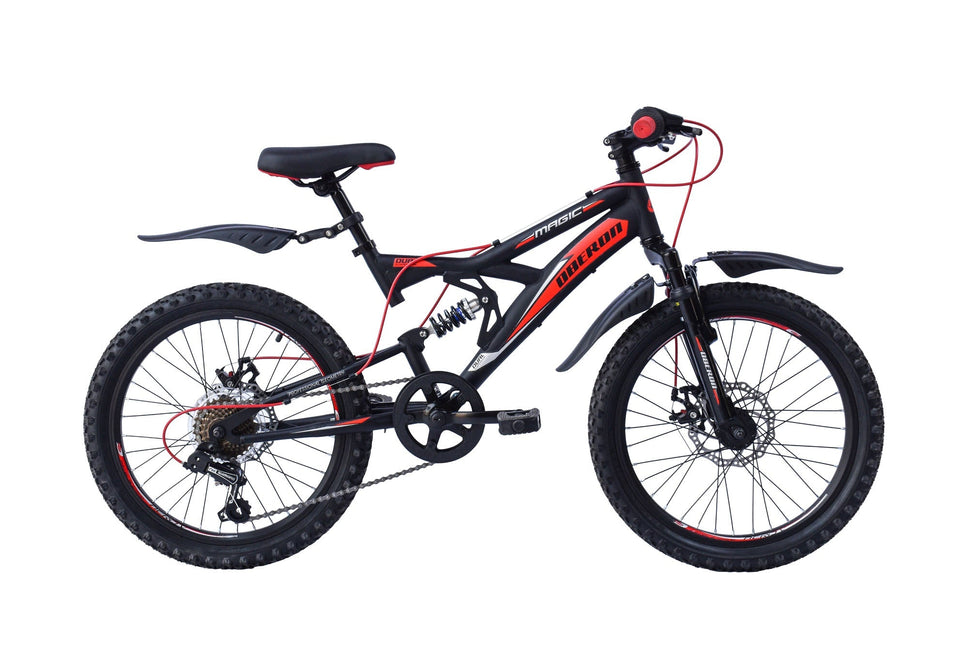 Magic Oberon H 33 cm zwart rood  derr 6 sp
