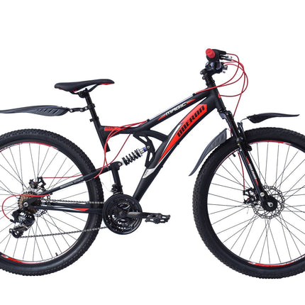 Magic Oberon 27,5  H 46 cm zwart rood  18 sp