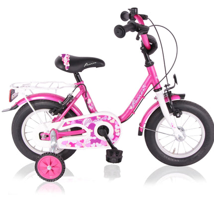 Lombardo Passion 18 inch wit roze vrijloop + 2 handrem