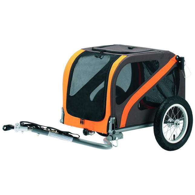 Vantly Mini hondenkar + duwset grijs blauw